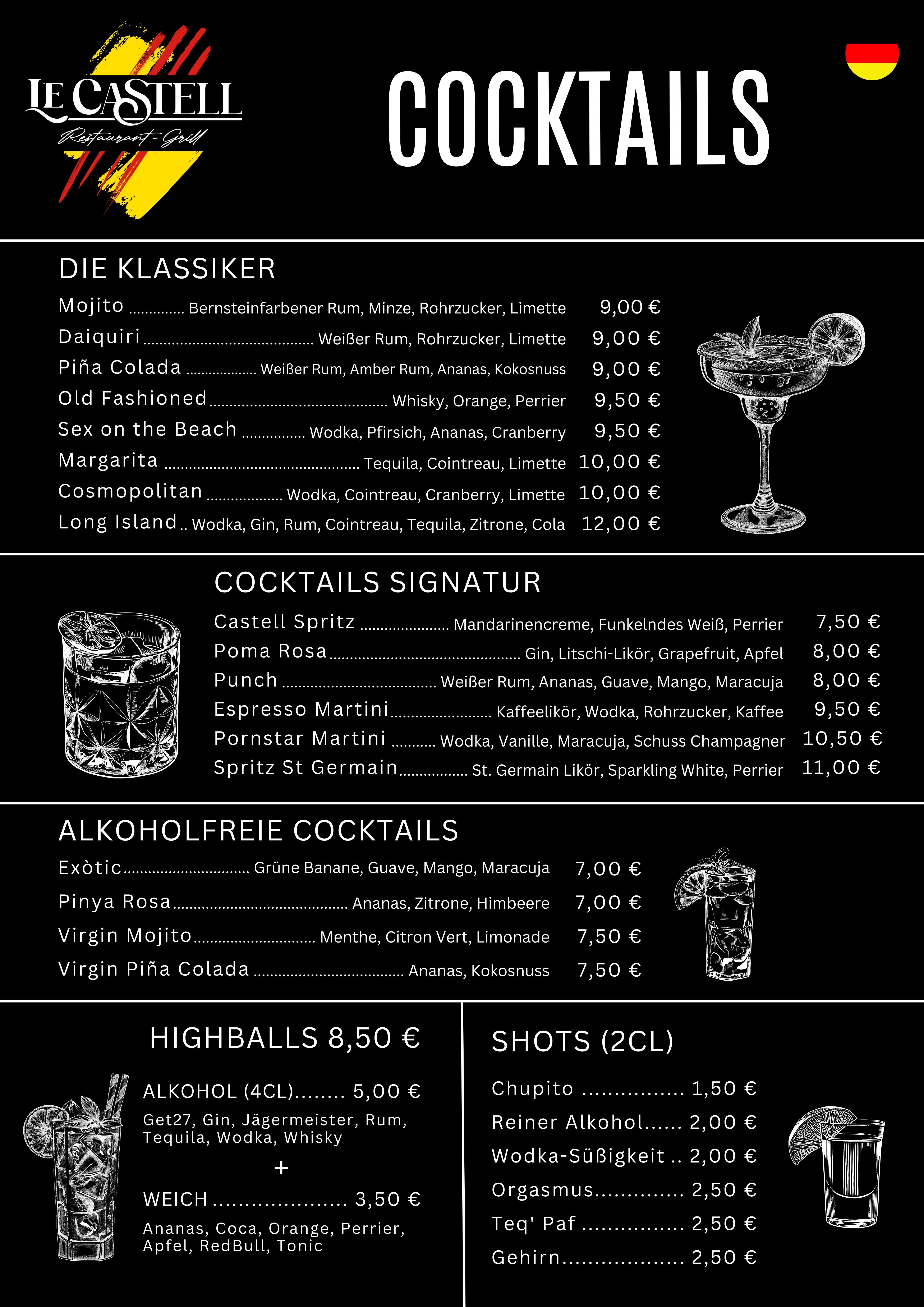 Cocktailkarte